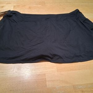 Beach House Women 24W Black Swim  Skirt New
